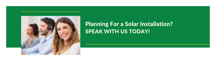 planning for solar installation call us now