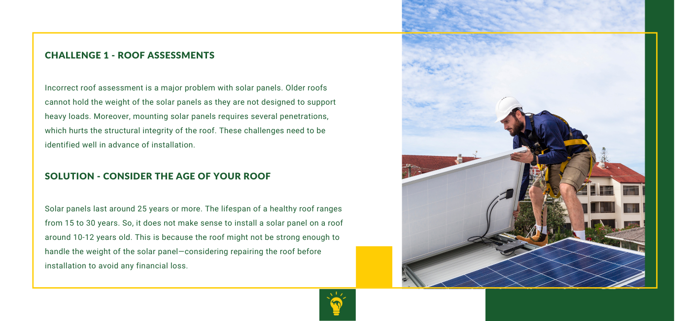 solar panels installation challenges and solutions