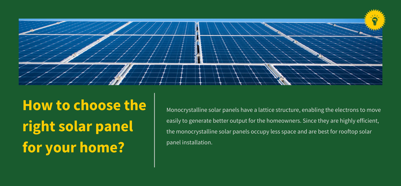 how to choose right solar panel for your home