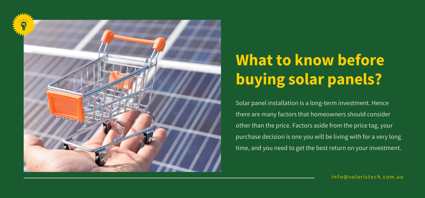 what to know before buying solar panels